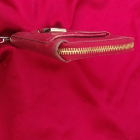 Chloe continental lily bow bordeaux leather wallet - Picture 4 of 8